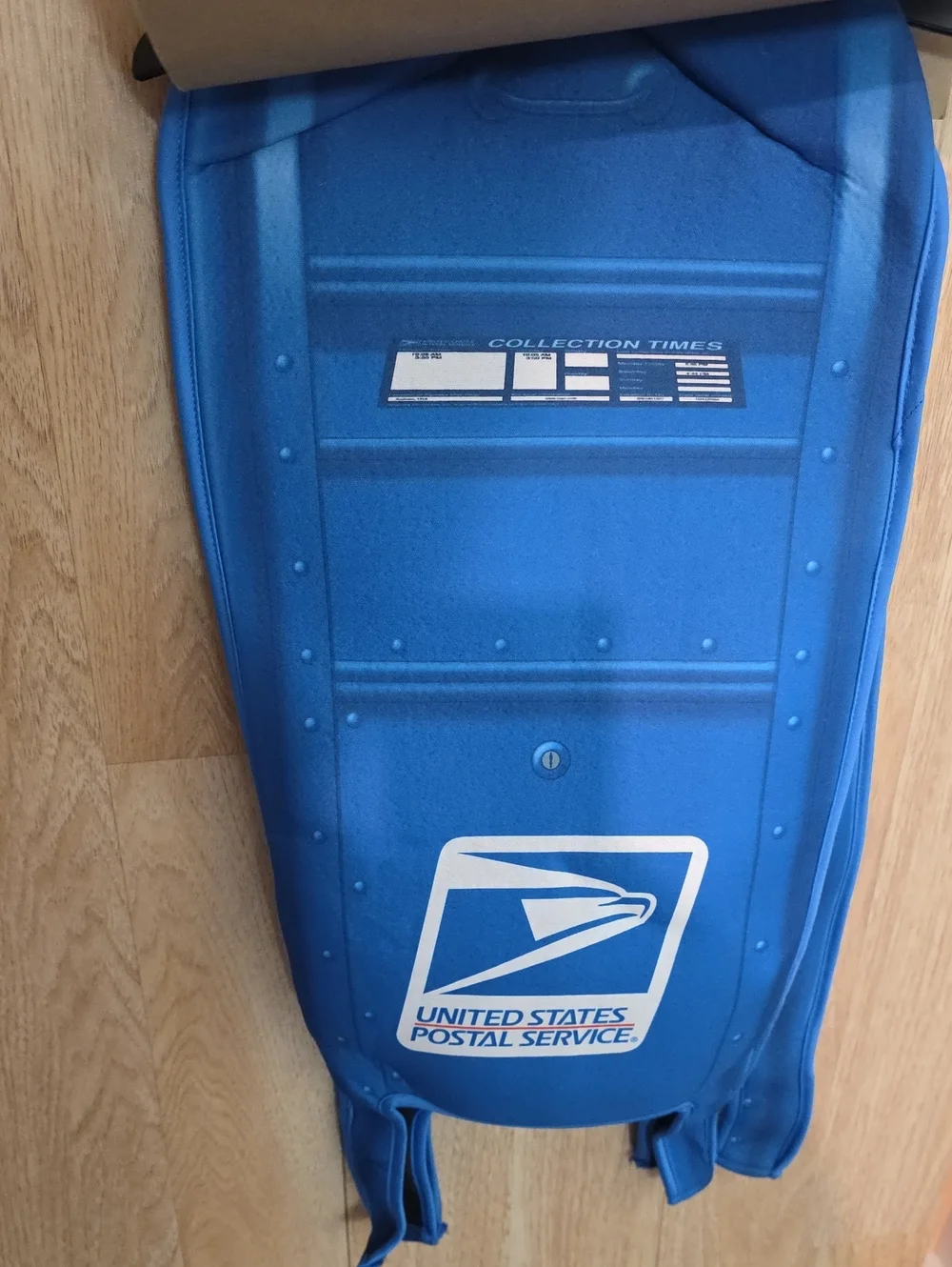 KIDS ONE SIZE USPS MAIL BOX COSTUME